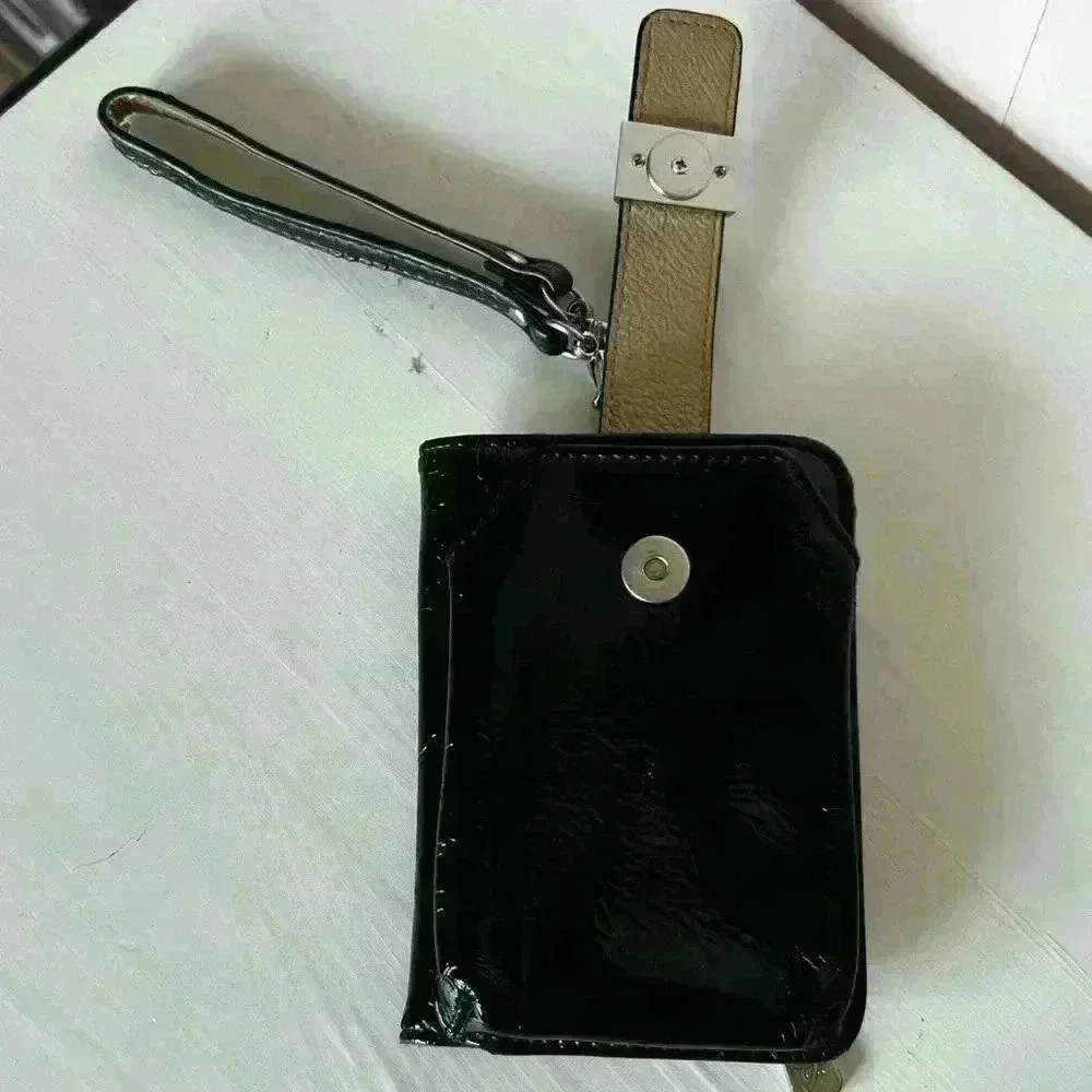 Grace Adele Wallet Wristlet Coin-purse Cardholder (Faux) Soft Patent Leather